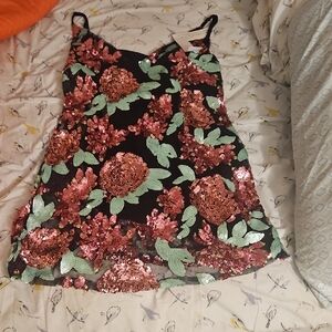 Glamorous Pink Mini Slip Dress Spaghetti Strap